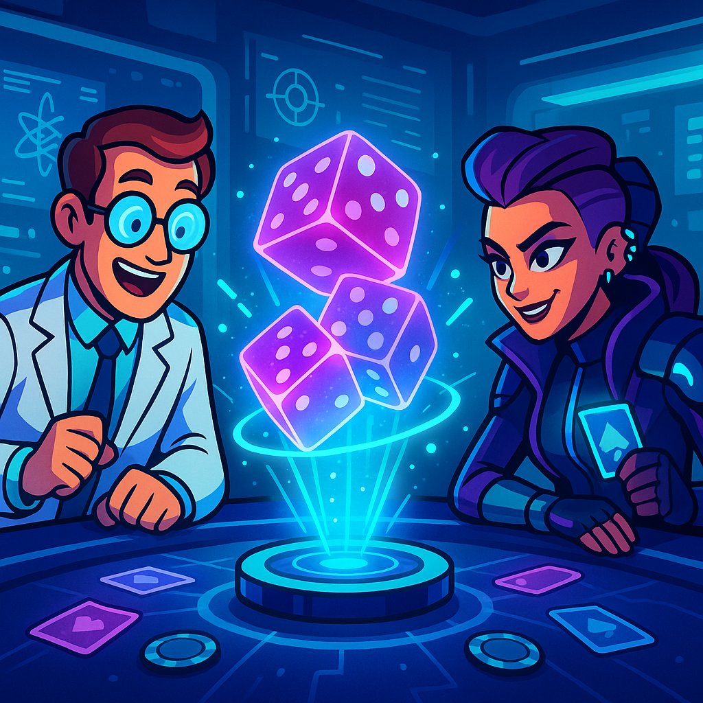 Antarmuka permainan Galactic Gems di perangkat mobile